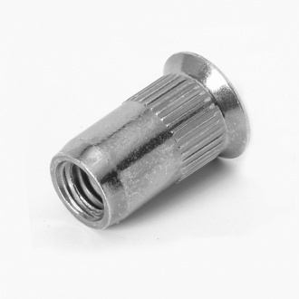 Рифленая резьбовая заклепка с насечкой